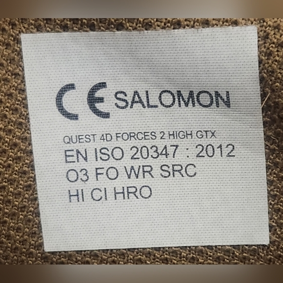 Salomon Quest 4D Forces 2 High Gore-Tex Boots Women's Size 8 - Picture 10 of 10